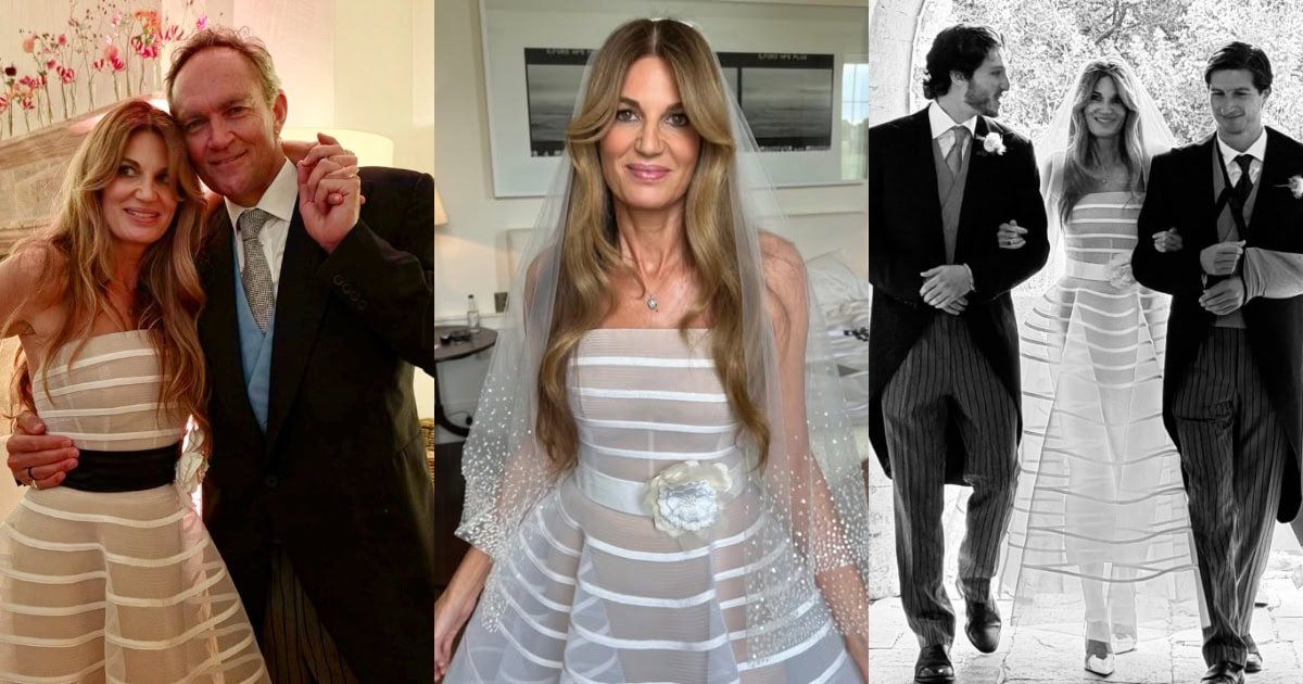 Jemima Goldsmith Shares Stunning Wedding Pictures After 22 Years